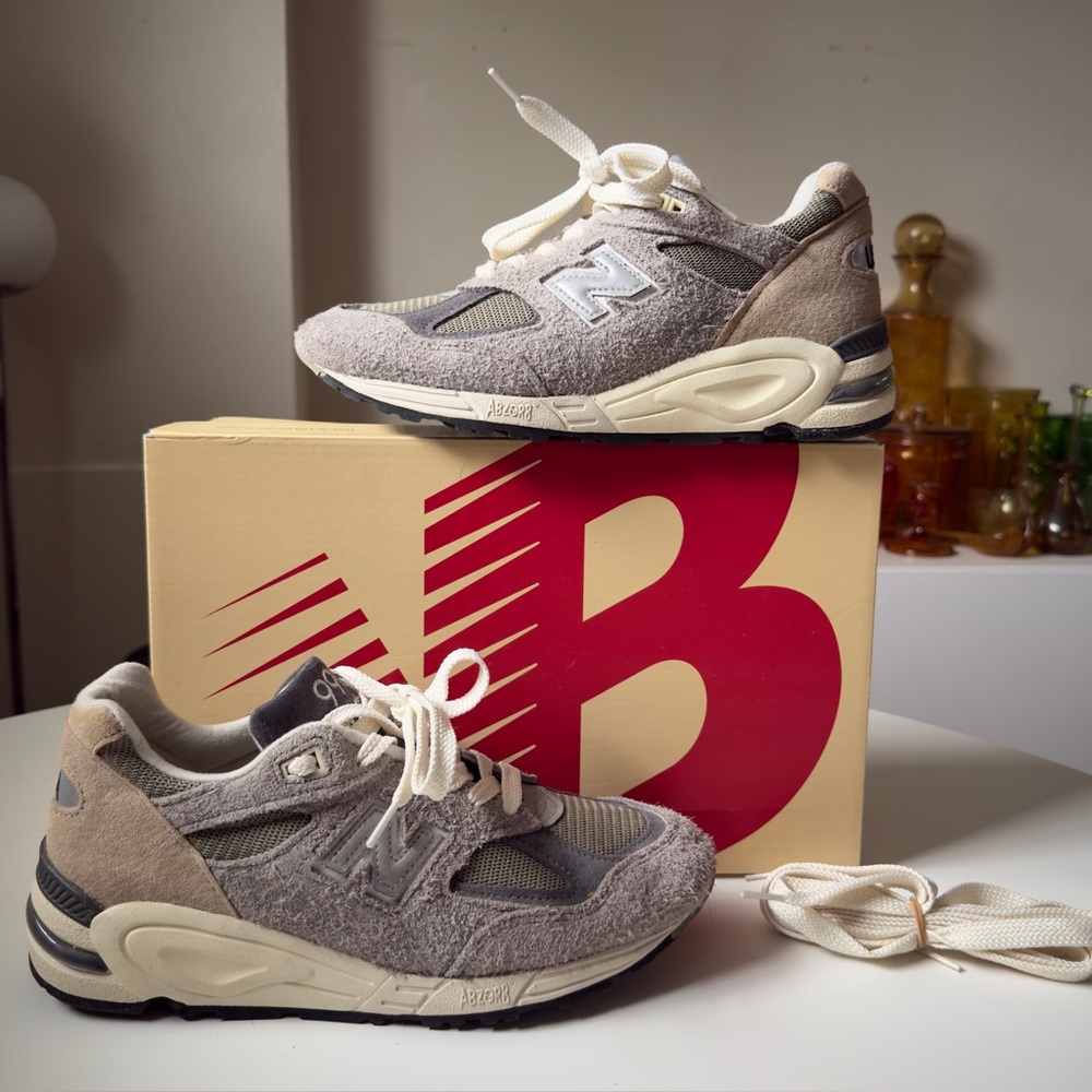 2022 New Balance Teddy Santis x 990v2 Made in USA 'Marblehead' New Condition